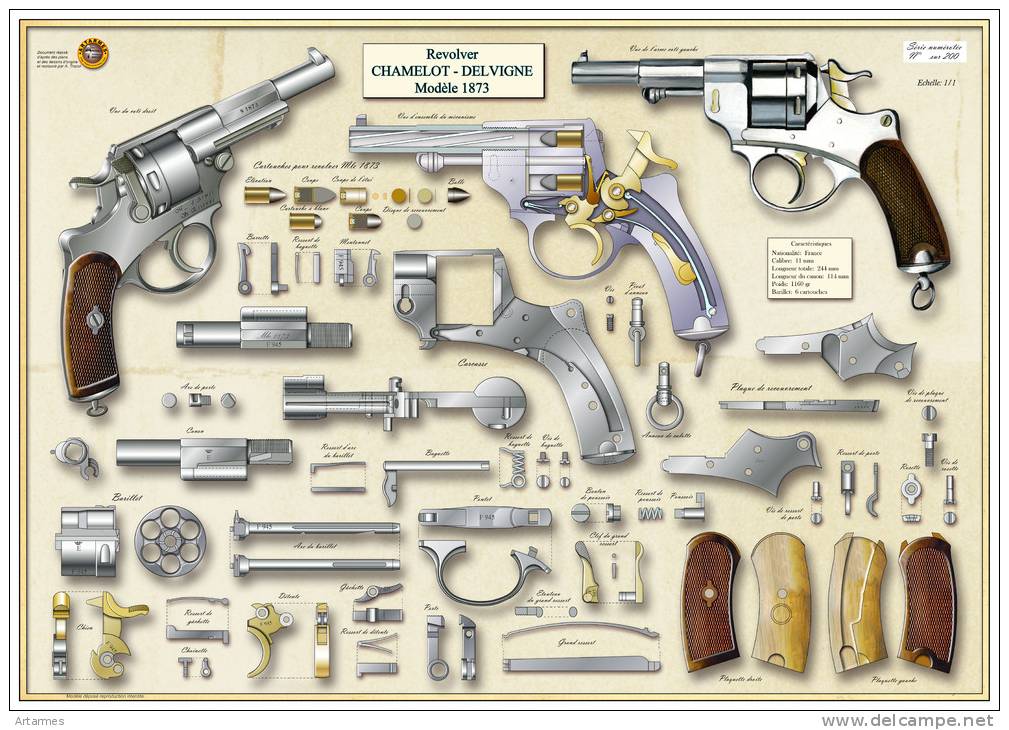 Le 'French MARINE model 1873 revolver' de Gran'Ma Shootin' . Eclate10