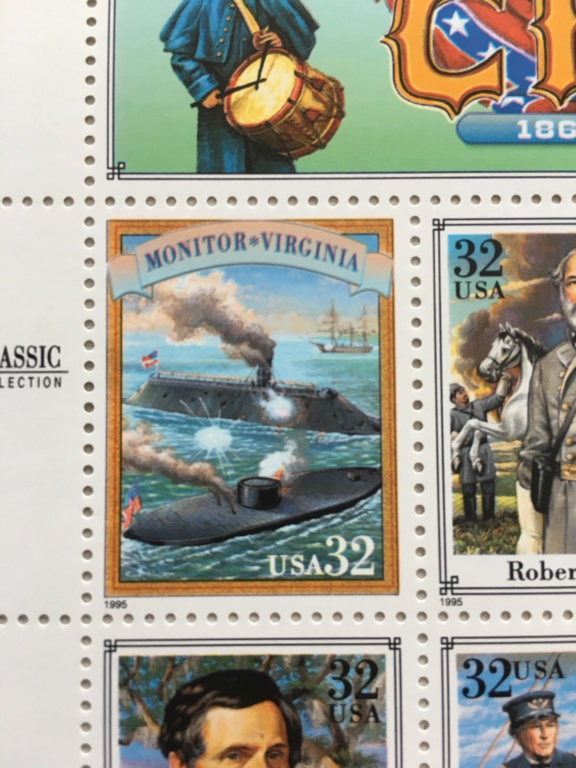 TIMBRES CIVIL WAR - USPS ... Img_1925