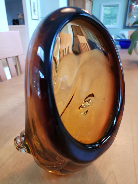 Amber bean shaped vase? 20210613