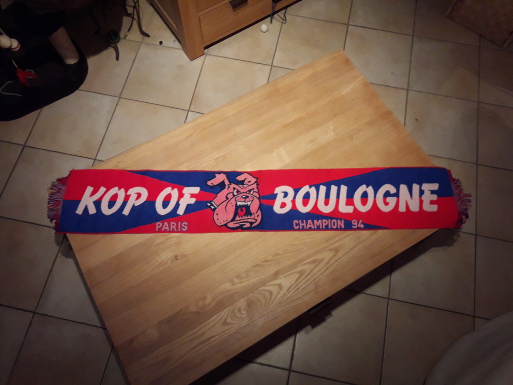 Echarpe Kop of Boulogne Paris Champion 94 20181212