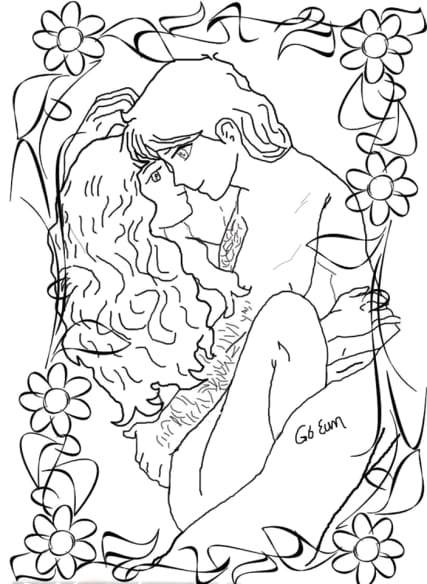 Candy y Terry en blanco y negro, bellisimo fanart 13449310