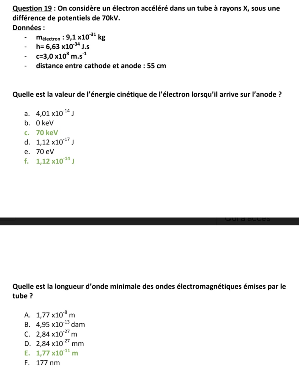 TK2 Question 19  39439a10