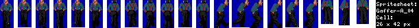 [Sprite sheet] - Base d'animation d'un personnage en Pixel Art Gaffer12