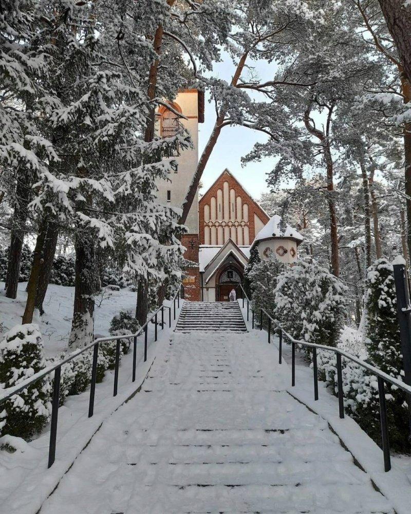 Светлогорск после снегопада. Калининградская область Phot1283
