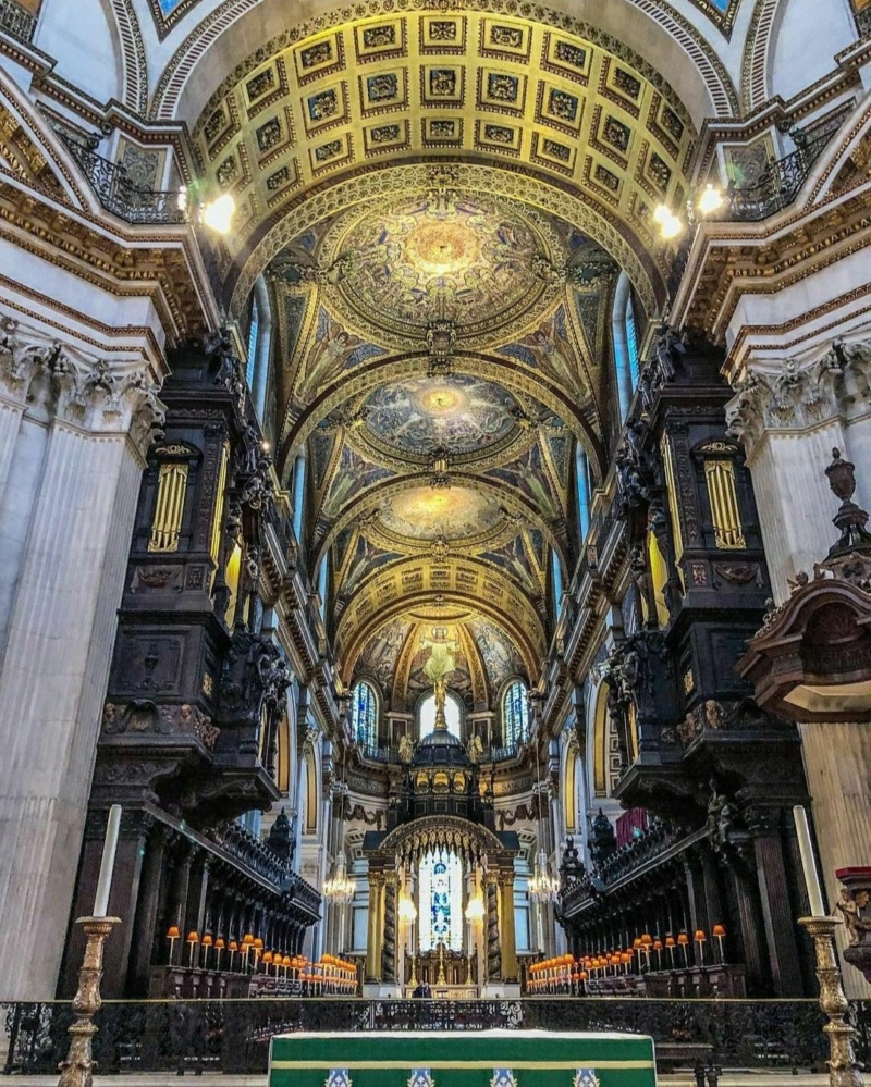 Интерьер собора Святого Павла (St Paul's Cathedral), Лондон, Великобритания Photo915