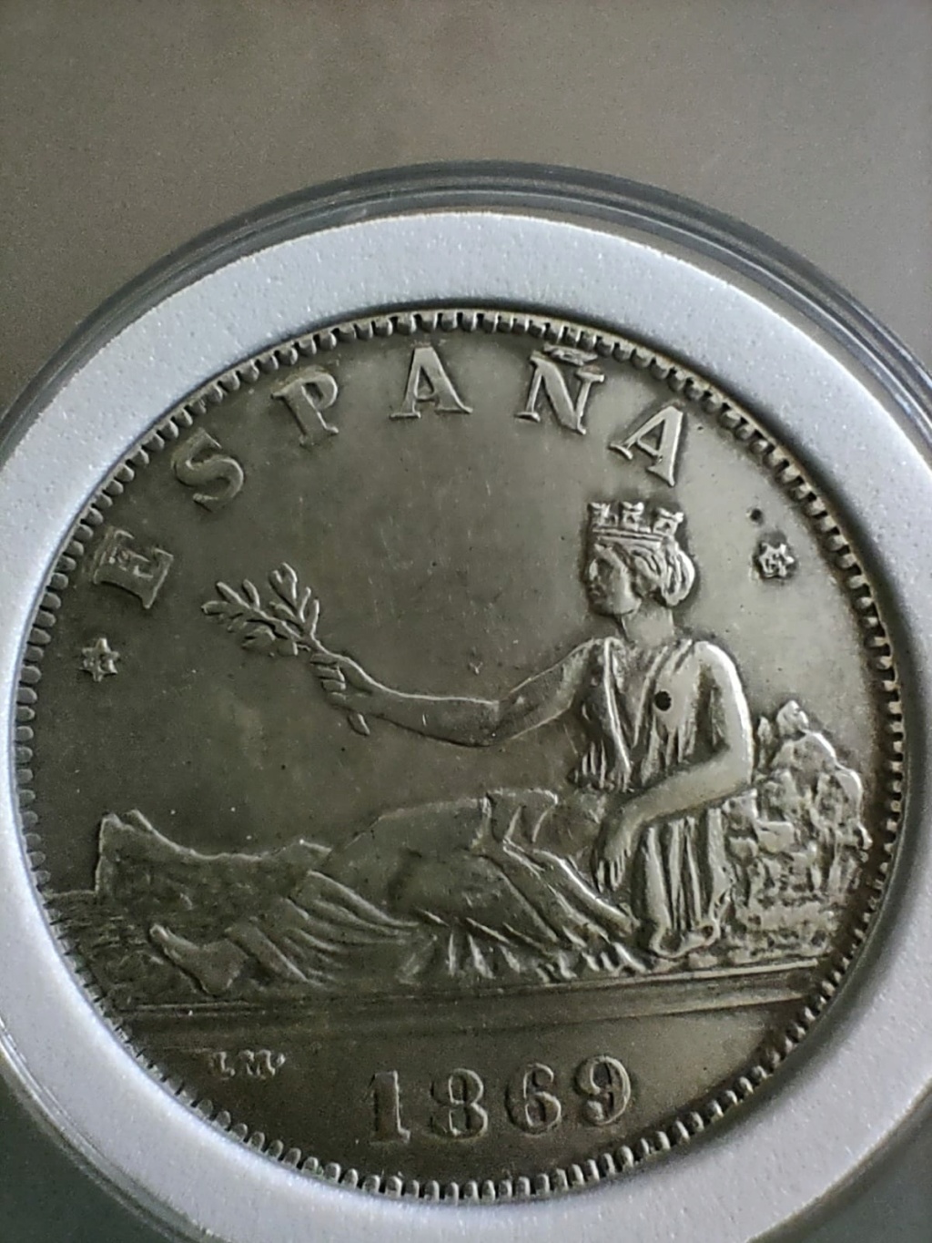 Duro de plata 1869 186911