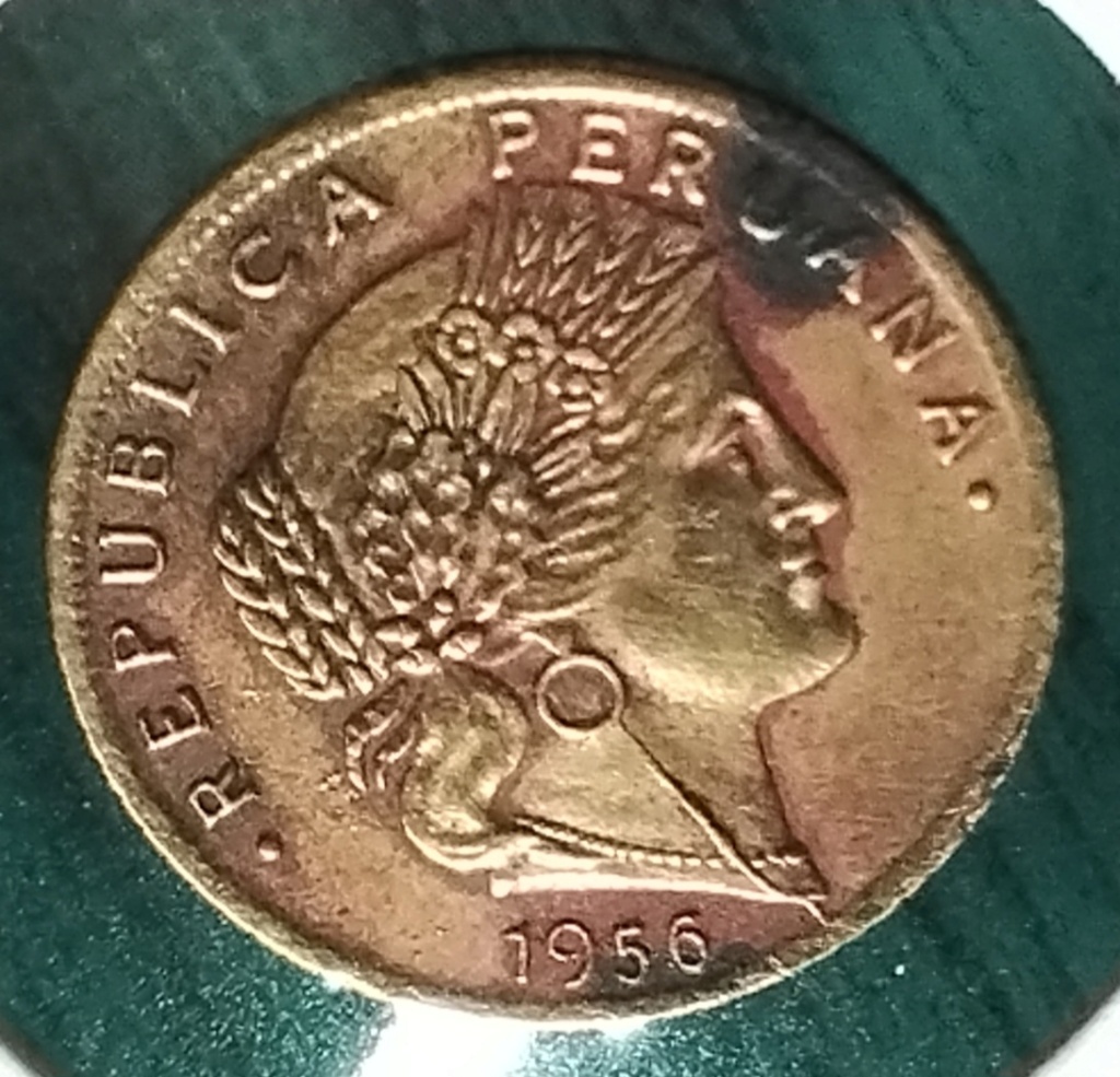 5ctvs Perú 1956 Cm240104