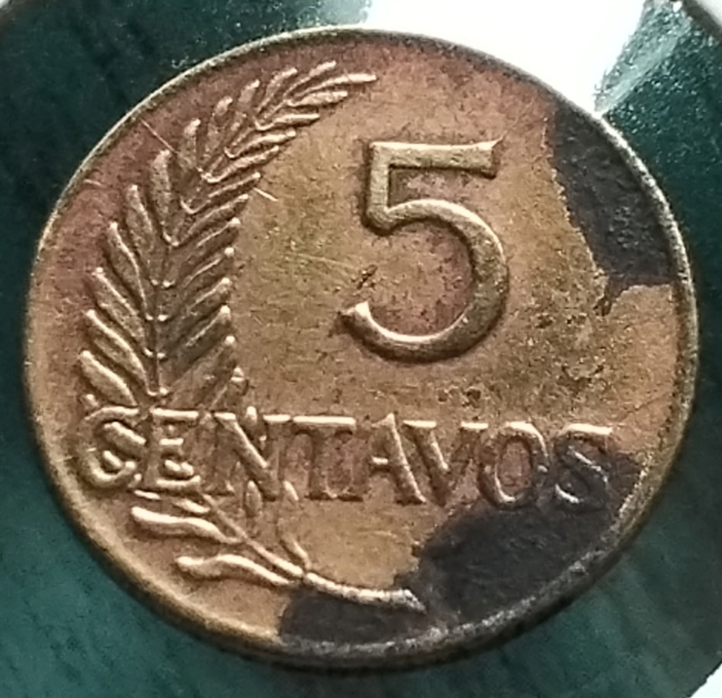 5ctvs Perú 1956 Cm240105