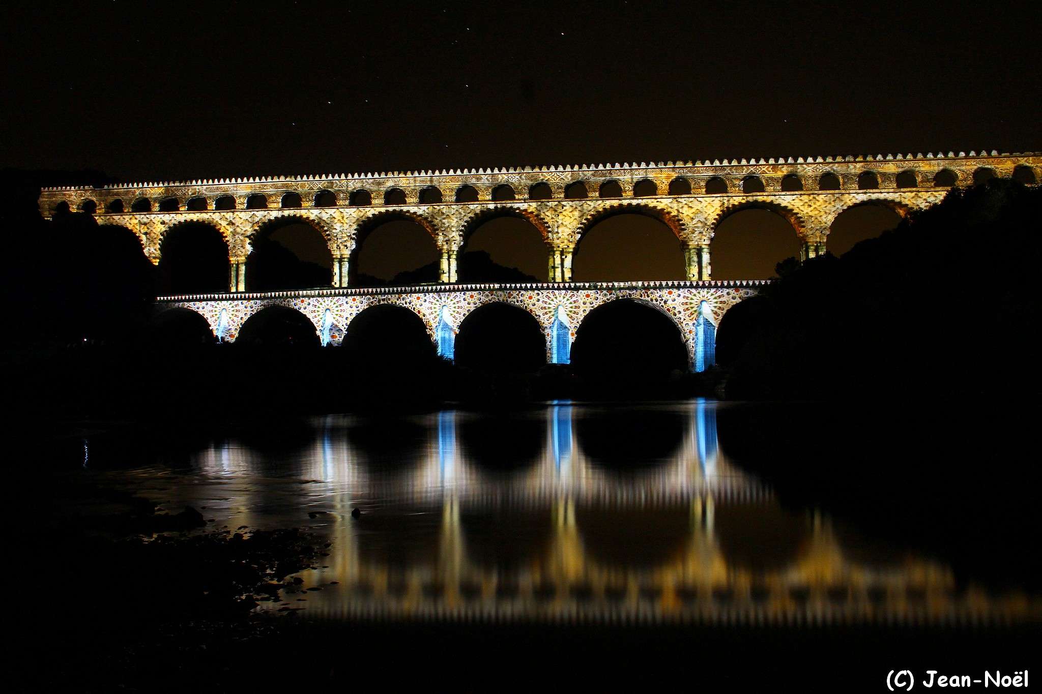 Pont du gard en nocturne Img_7611