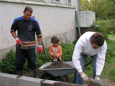 les travaux du refuges en photos Boxext11