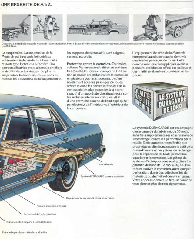 Brochures Ford & Mercury en francais 1978mo15