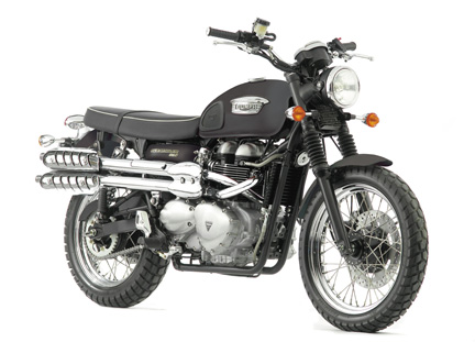 Triumph matt black Scramb10