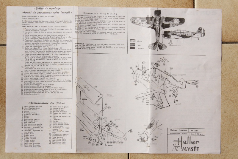 CURTISS H-75 A-3 1/72ème Réf 214 Img_5481