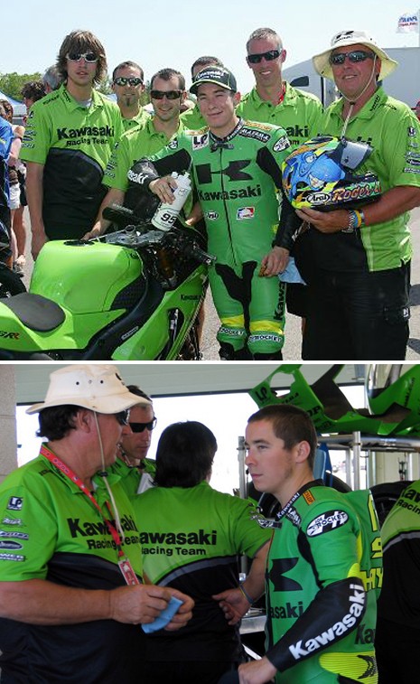 Hayden chez Kawasaki à Laguna Seca... Rogerl10