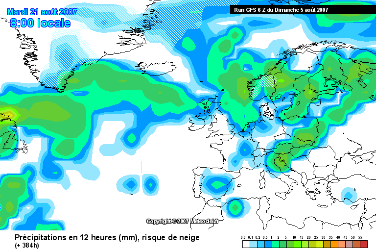 Le 20 aout : neige 210