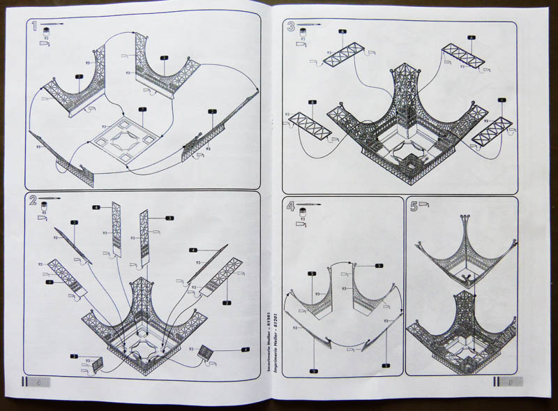 Tour EIFFEL 1/650ème Réf 61201 Notice Tourei19