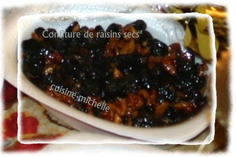 Confiture de raisins secs aux noix Cuisin10