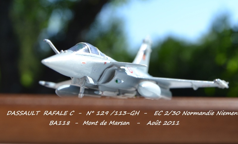 DASSAULT RAFALE C Escadrille de chasse EC 2/30 113-GH NORMANDIE NIEMEN - BA 118 MONT DE MARSAN Août 2011 Réf: 79908 131010