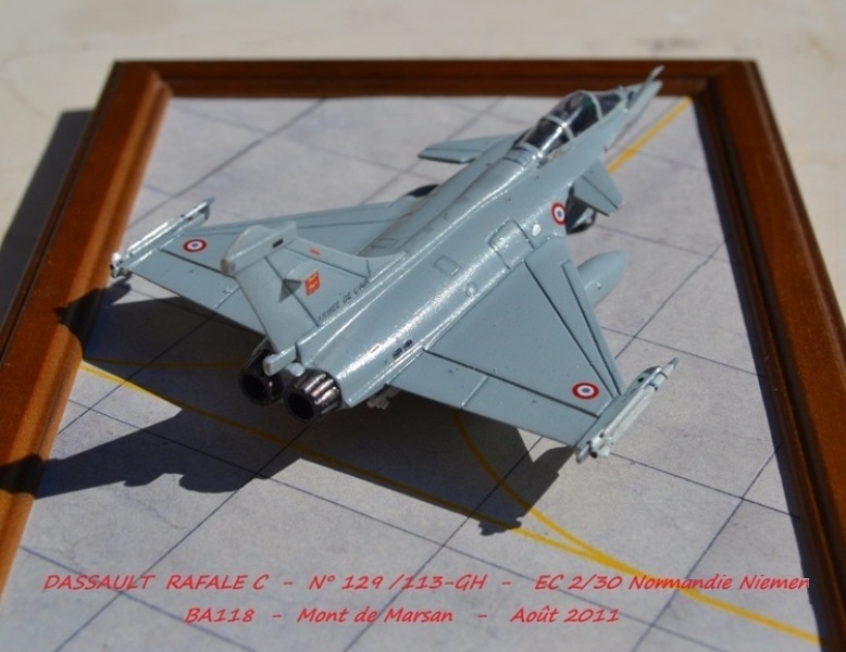 DASSAULT RAFALE C Escadrille de chasse EC 2/30 113-GH NORMANDIE NIEMEN - BA 118 MONT DE MARSAN Août 2011 Réf: 79908 21210