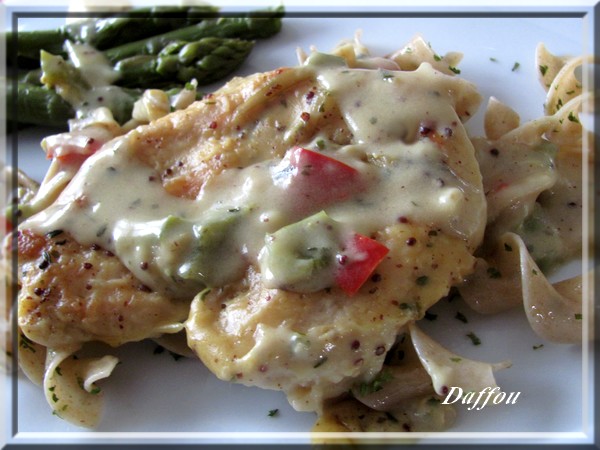 Poitrine de poulet à la Dijonnaise Poitri10