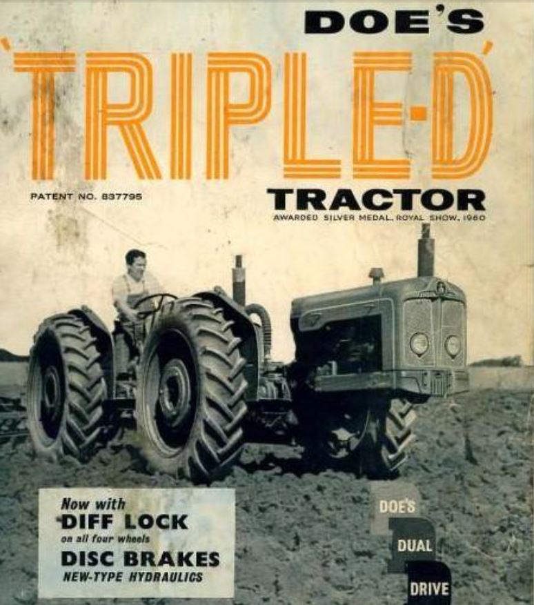 DOE'S "TRIPLE-D" tractor Capt1205