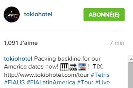 [Instagram Officiel] Instagram  Bill,Tom,Gus,Georg et TH - Page 28 Sans_125