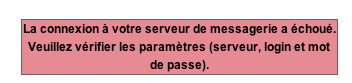 Problème de configuration Pop210