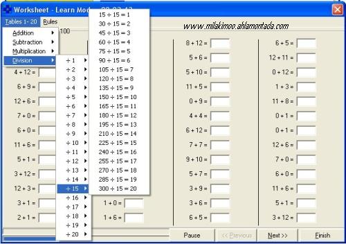 &&& MathsOwn v1.0.8    &am Exerci10