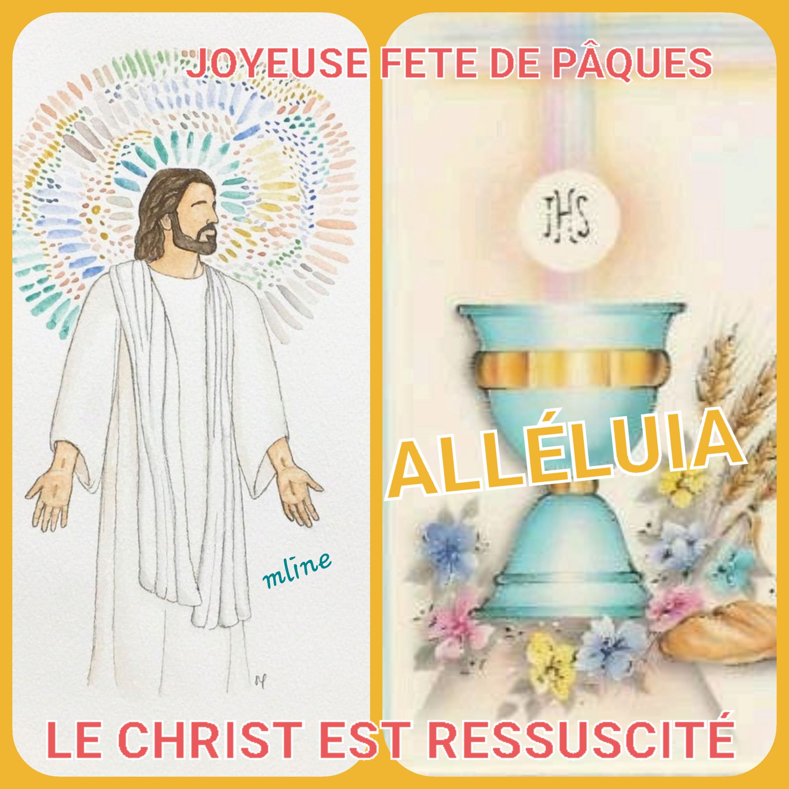 Joyeuse Pâques à toutes et à tous Il est Ressuscité Alléluia  20220414