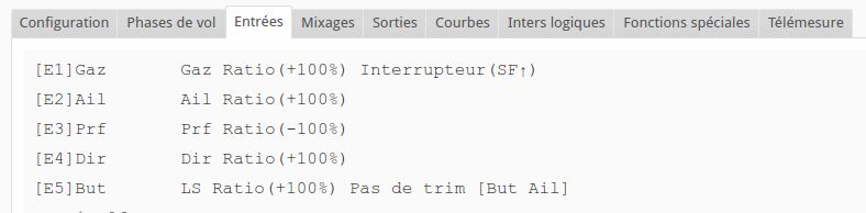 Utiliser un slider comme moyen de régler en phase d'atterrissage les ailerons en aérofreins Input10