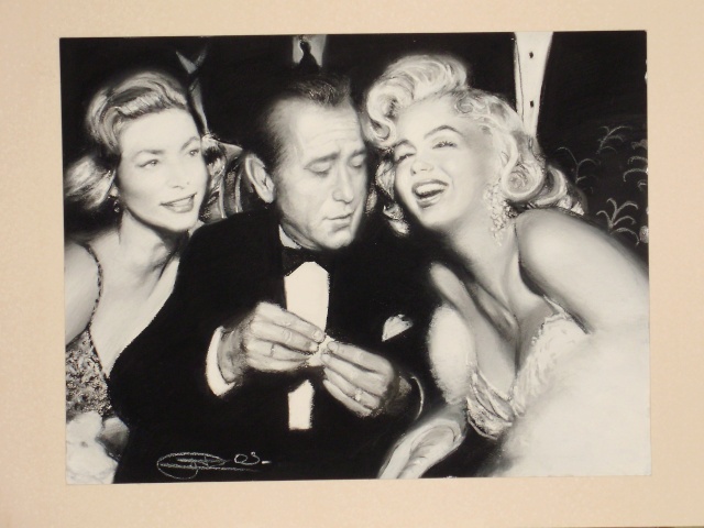 Lauren Bacall, Humphrey Bogart et Marilyn Monroe P9300010