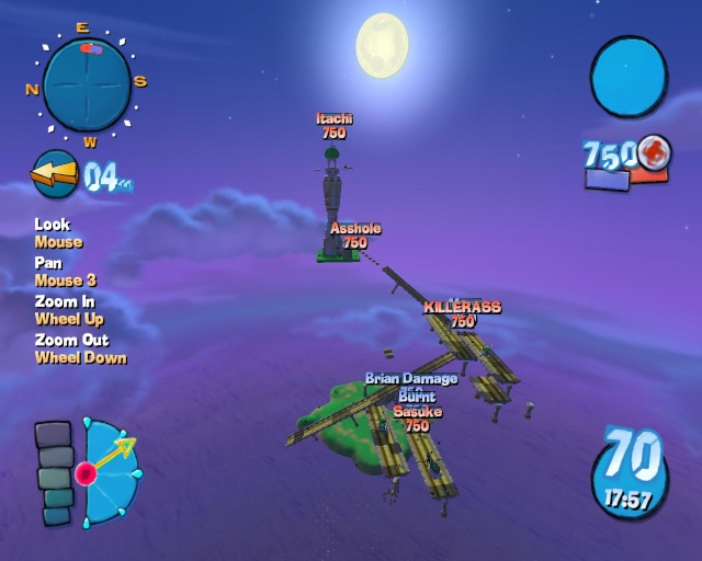 Worms 4 mayhem and Worms 3d maps Screen15