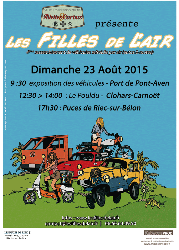 Les Filles de l'air 4 eme édition 23 Aout 2015 Affich10