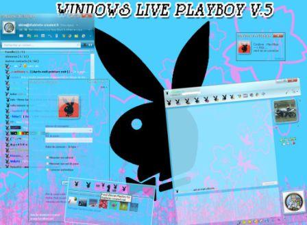 Skin Windows Live Playboy 8.5 for MSN Messenger Skinsp11