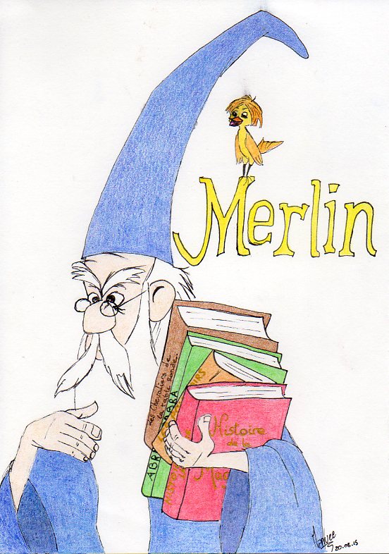 Concours de Production Artistique : Saison 20 : thème 1 : Inktober Disney. Merlin10