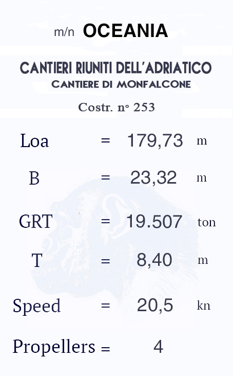 motonave 'Oceania' - Cosulich - 1933 Oceani12