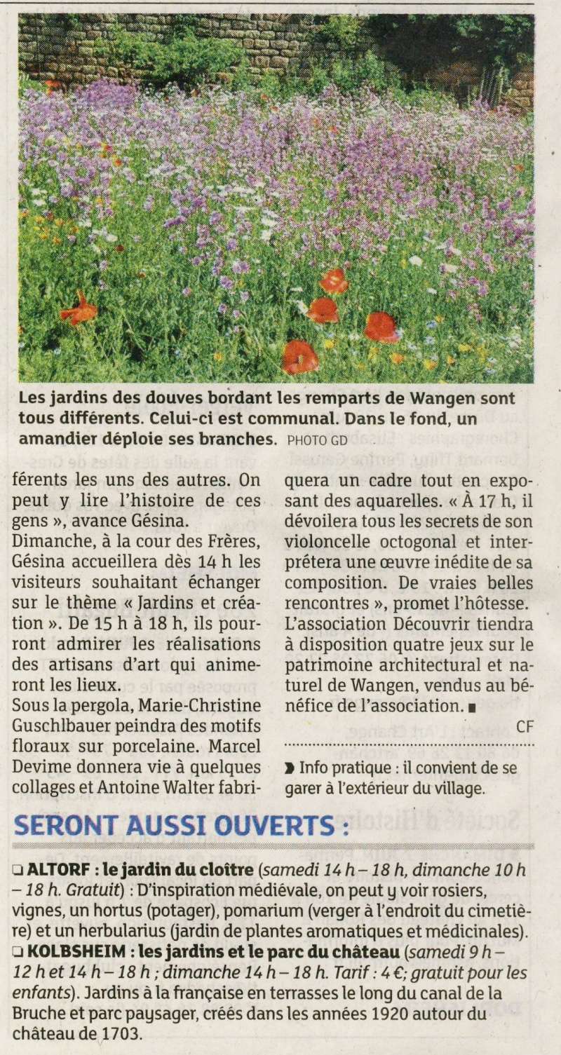 rendez vous aux jardins - Rendez-vous aux jardins à Wangen les 6 et 7 juin 2015 avec l'association Découvrir. Image011