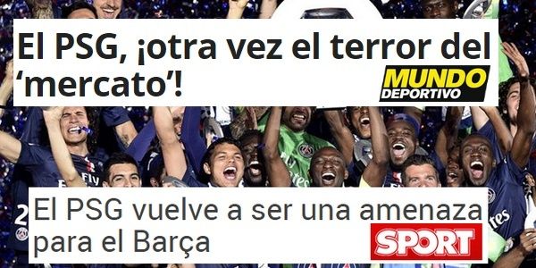 La presse Espagnol reagit au levé de sanctions pour le Psg  2210