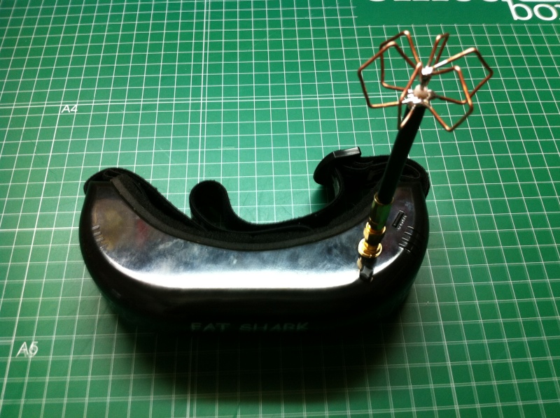 Omnidirectional Biquad Antenna for 5.8 GHz FPV La_fot12