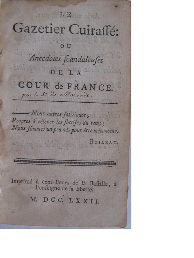 Théveneau de Morande Gazeti10