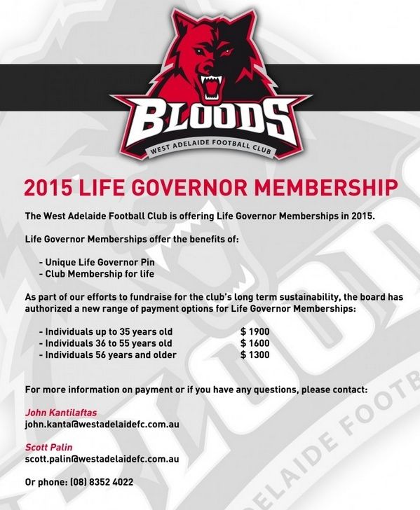 2015 Life Governor Memberships  Life10