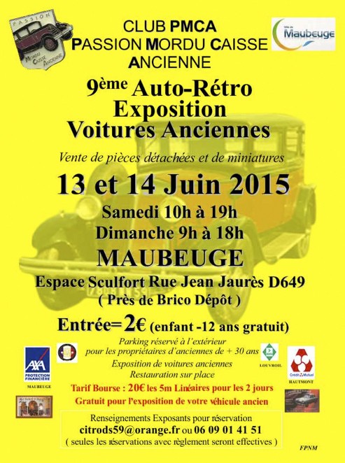 CR - IX ème AUTO RETRO MAUBEUGE Bourse10