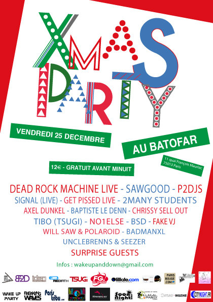 Le 25/12 - DEAD ROCK MACHINE @ BATOFAR (PARIS) 26120910