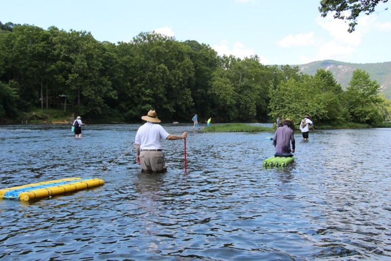 Mountain stream collecting in Virginia-- Potomac Viewing Stone Group & Royal Rockhounds 2015_010