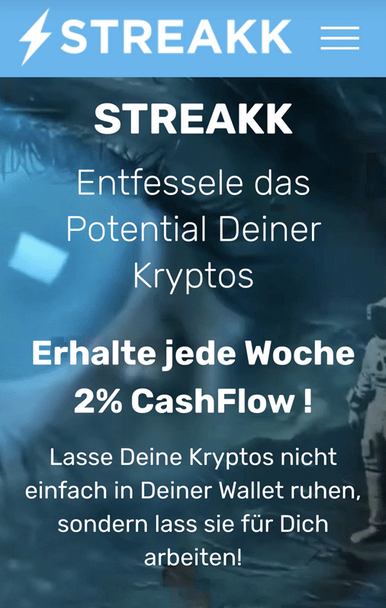 Unternehmer, Investoren und Finanzprofis GESUCHT! STREAKK Wallet Streak10