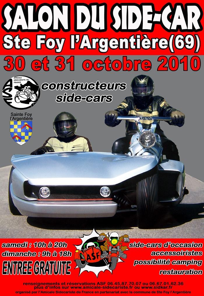 LE 2EME SALON DU SIDE CAR SERA EN RHONE ALPES Affich10