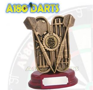 Darts Award Trophy - Single Dart Design A180_376