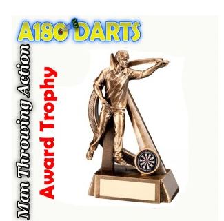 Darts Award Trophy - Single Dart Design A180_392