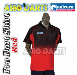 Unicorn PRO Dart Shirt RED / BLACK A180_474