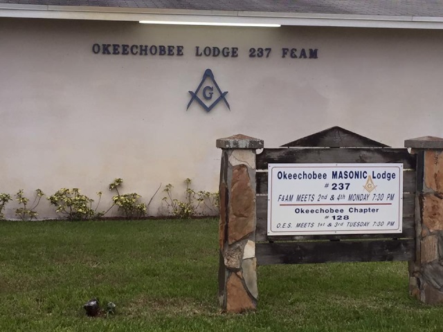 Grand Master Boring's first official visit to District #30 in Okeechobee, Florida Oke111